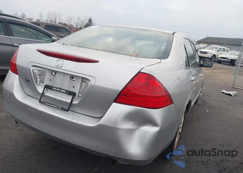 2007 Honda Accord 3.0 Se из США, поврежденный, VIN 1HGCM66487A003393